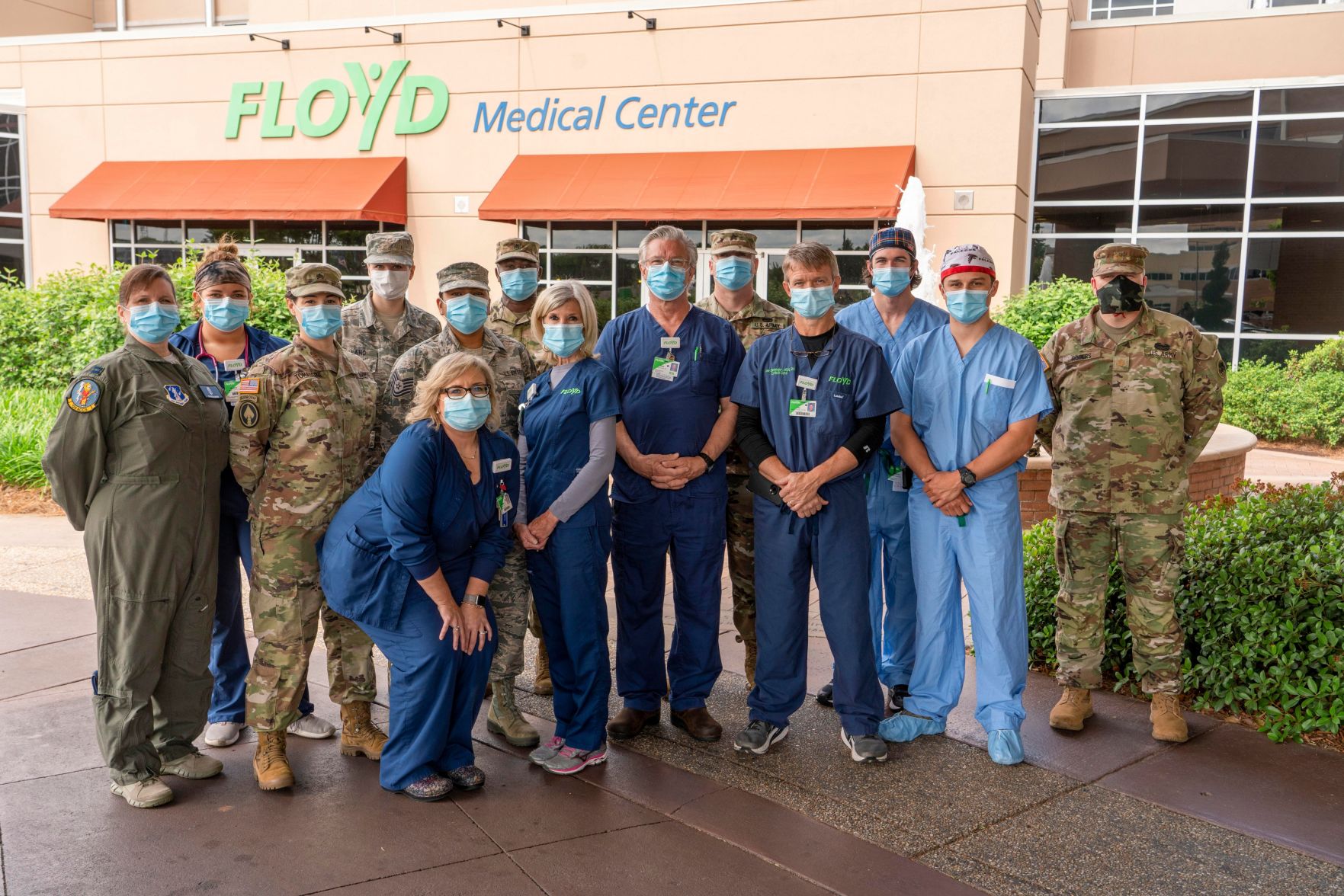 Floyd Medical Center thanks National Guard unit